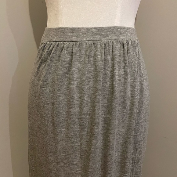 Ultra Flirt Women Skirt with front slit, Large, Gray. - Picture 12 of 15